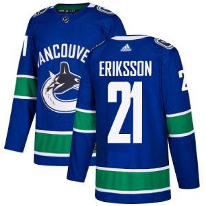 Herren Vancouver Canucks Eishockey Trikot Loui Eriksson #21 Authentic Blau Heim